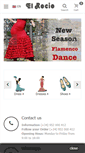 Mobile Screenshot of flamencoelrocio.com